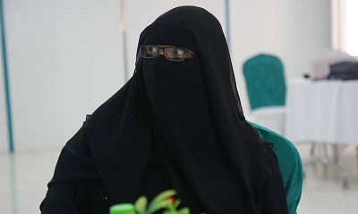 رئيسه اتحاد نساء اليمن فرع وادي حضرموت والصحراء النوبي  تؤكد افتتاح مكتب يختص بحل القضايا المختصه  المرأة  