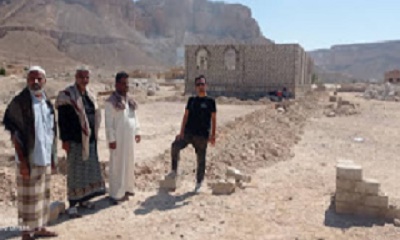 بتوجيه من مدير عام شبام مكتب الأشغال ومكتب العقار في نزول مشترك للوقوف على بعض البناء العشوائي