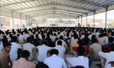 الأمان لرعاية الكفيفات تدشن مشروع بها يبصرون الأول في حضرموت لطلاب الثانويات