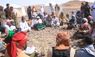 وساطة قبلية قادها عدد من المشائخ والقيادات تنجح في تمديد هدنة لعشرة أيام اخرى في قضية قبيلتي الحموم والجابري