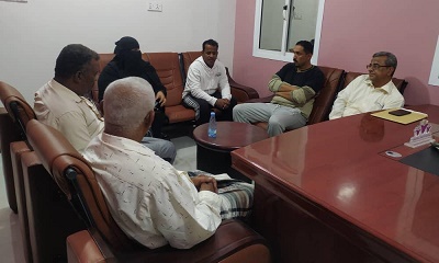 رؤساء الاتحادات القتالية بساحل حضرموت في زيارة لمؤسسة الأمل