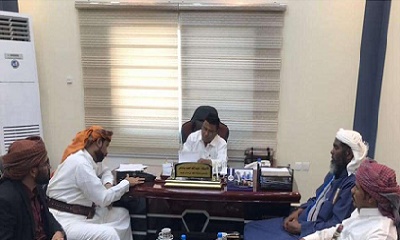 وفد لجنة تنفيذ مخرجات لقاء حضرموت العام يتلقي شركة النفط ويبشر بانفراج أزمة المشتقات النفطية