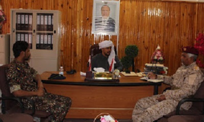 مدير عام ثمود يناقش الأوضاع الأمنية في المديرية