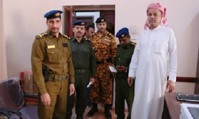 مدير عام سيئون يؤكد أن الخطط التطويرية للسلطة المحلية بالمديرية مستمرة في مساندة فروع مصلحتي الأحوال المدنية والهجرة والجوازات