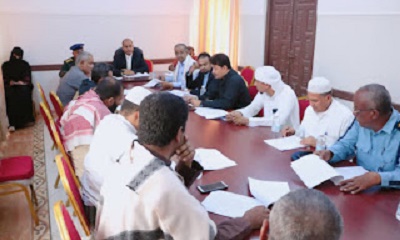 تنفيذي مديرية سيئون يعقد إجتماعه الدوري للعام 2022م ويناقش عدد من تقارير المكاتب التنفيذية ومستوى ادائها