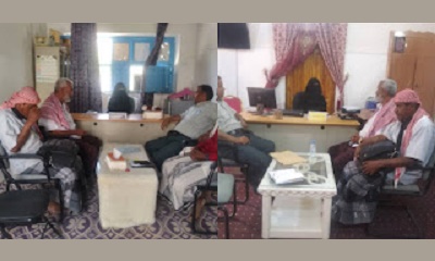 زيارة استشاري منظمة GIZ الألمانية لمدير التربية والتعليم بتريم ومركز الامل لذوي الاعاقة الذهنية ومدرسة الهمم للمعاقين حركيا