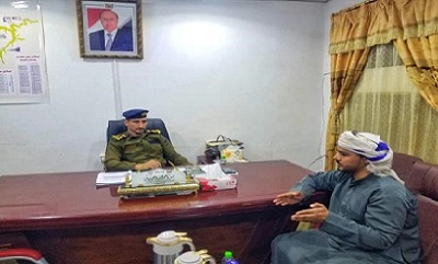 مدير أمن الوادي والصحراء يطلع على الاوضاع الأمنية في مديرية ثمود