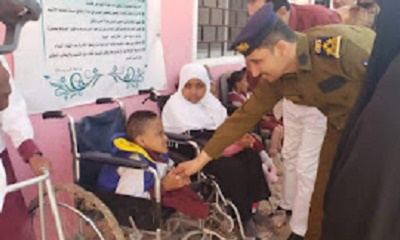 مدير أمن الوادي والصحراء يزور القرية التراثية ومدرسة طيبة لذوي الهمم بمديرية ساه