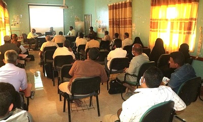 لقاء بمشرفي المحافظة ومسئولي الإمداد  بمديريات الوادي والصحراء للتحضير للحملة الوطنية ضد شلل الأطفال يعقد بسيئون