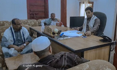 مدير عام شبام يلتقي المبتكر خالد مقرم ويطلع على فكرة مشروعه