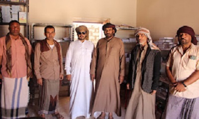 بحضور مدير عام مديرية ثمود تدشين الدفعه الرابعه والاخيره من الكتاب المدرسي والانتهاء من عملية الصيانة والتشطيب بثانوية ثمود
