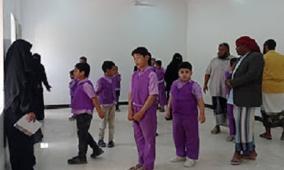 نائب الجالية الجنوبية بالمملكة والخليج يقوم بزيارة تفقدية لجمعية ومركز الأمل المنشود لتأهيل اطفال التوحد بوادي حضرموت