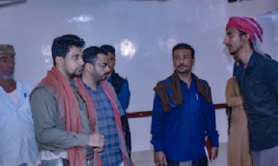 مدير عام شبام يطلع على اللمسات الاخيرة للمجمع الحكومي الحديث بالمديرية