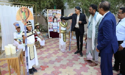 وكيل أول حضرموت يحث على الاهتمام بالأنشطة الصفية واللاصفية للطلاب