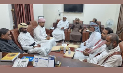 محافظ حضرموت يطلع على مستوى المشاريع التنموية بالمديريات الصحراوية والصعوبات فيها
