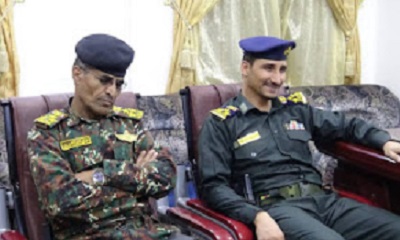 العميد العيدروس يبحث سبل التعاون المشترك بين الاجهزة الأمنية والعسكرية والاستخباراتية بوادي وصحراء حضرموت