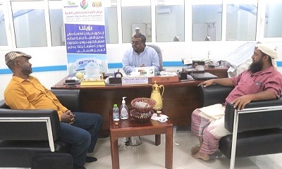 برويشد يلتقي بسيئون بمدير مركز الغسيل الكلوي بالضالع