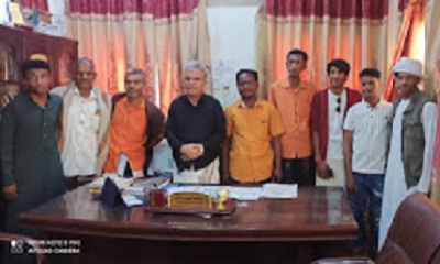 مدير عام دوعن يلتقي معلمي وطلاب الصف الثالث بثانوية بن حم