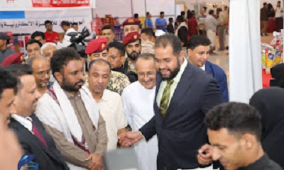 مصنع الوطنية لتعليب وتغليف الأسماك يشارك في معرض الشهر الكريم بمدينة المكلا