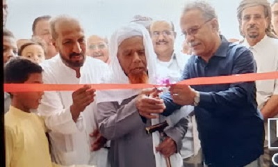 مدير عام دوعن يفتتح مشروع جامع صيف ومرفقاته