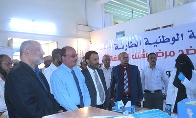 الوكيل الكثيري يدشن الجولة الثانية من الحملة الوطنية الطارئة ضد شلل الاطفال بحضرموت الوادي والصحراء