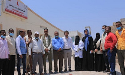 نائب منسق الشؤون الإنسانية للأمم المتحدة في اليمن يزور مركز ميفع الصحي التابع للوصول الإنساني
