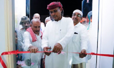 بحضور مدير عام مديرية سيئون مؤسسة تاربة تدشن العيادات والنوبات الرمضانيةالمسائية المجانية بالمركز الصحي الإسعافي