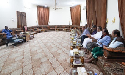 نائب رئيس مجلس القيادة الرئاسي اللواء الركن البحسني يقف أمام وضع منظومة الطاقة الكهربائية في حضرموت