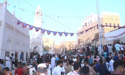 ليلة النصف من رمضان 8 مساجد بأحياء مدينة سيئون شهدن ختم القرآن وختم باعلوي بالسحيل أنموذج