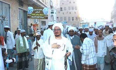 سيئون شهدت  ليلة 19 رمضان ختم رباط العلم الشريف ومسجد الرياض