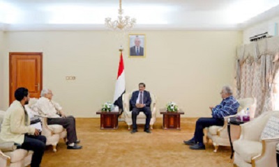 نائب رئيس مجلس القيادة الرئاسي البحسني يؤكد على أهمية مساندة المؤسسات الإعلامية لجهود قيادة المجلس