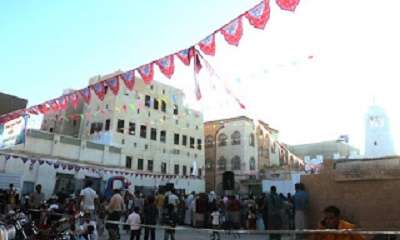 ليلة 25 من رمضان تشهد 5 مساجد ختم القرآن بمدينة سيئون منها مسجد رؤية هلال رمضان والعيد