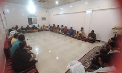 مقادمة ومناصب وأعيان وشباب مناطق رسب يجددون وقوفهم الدائم إلى جانب السلطة المحلية بمديرية ساه