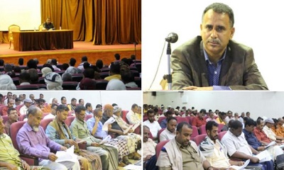 الوكيل عبدون يؤكد جاهزية تربية حضرموت لتدشين اختبارات إنهاء المرحلة الثانوية لهذا العام الدراسي 2021-2022م