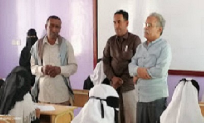 بانخر وباعارمة يدشنان إمتحانات إنهاء المرحلة الثانوية بقسميها العلمي والأدبي بدوعن للعام الدراسي 2022 /2021م