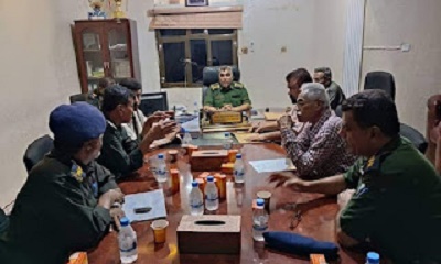إتمام عملية الأستلام والتسليم بين مدير امن ساحل حضرموت السابق والجديد