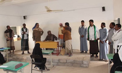 مدير مديرية رخية يُدشن إمتحانات الشهادة لمرحلة الثانوية العامة للعام الدراسي 2021/2022م بالمديرية