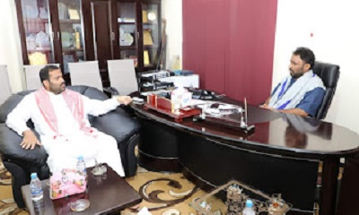 وكيل أول حضرموت بن حبريش يطلع من ابن ملهي على اوضاع مديرية العبر