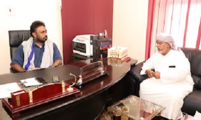 وكيل أول حضرموت يناقش أوضاع مديرية رماه