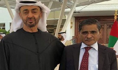 النائب البحسني يعزي في أبو ظبي رئيس دولة الإمارات بوفاة الشيخ خليفة
