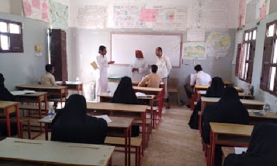 مدير عام مديرية رماه يتفقد سير الامتحانات النهائيه بثانويه رماه