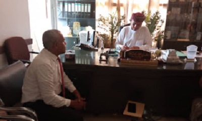 عميد كلية المجتمع سيئون يلتقي بمدير عام مديرية سيئون