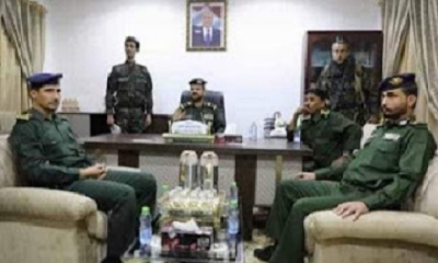 إجراء مراسيم دور التسليم والاستلام بين مدير عام شرطة وادي وصحراء حضرموت السلف والخلف