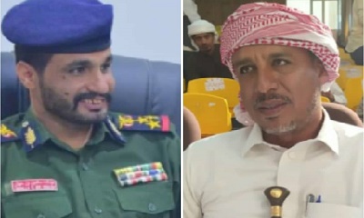 قيادة السلطة المحلية بمديرية السوم تهنئ العميد الركن الصيعري بمناسبة تعيينه مديراُ عاماً للشرطة بوادي حضرموت