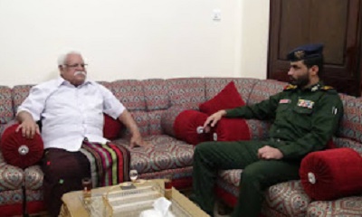 مدير أمن حضرموت الوادي والصحراء يزور عضو مجلس الشورى اللواء عبدالرحيم عتيق