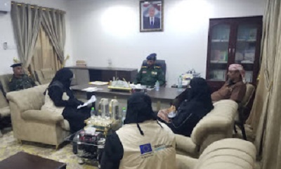 العميد بن حبيش يناقش مع اتحاد النساء تنفيذ المرحلة الثانية في التعامل مع شكاوي العنف والمخدرات