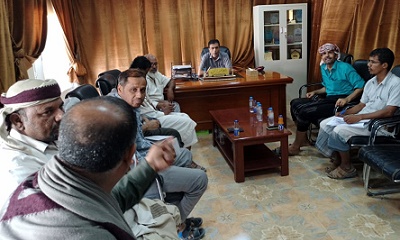 مدير عام مديرية القطن يلتقي فريق الجهاز المركزي للرقابة والمحاسبة