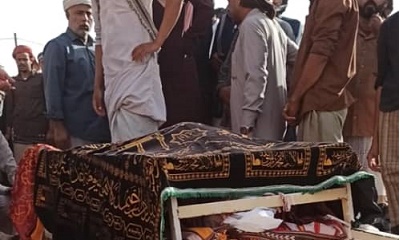 في موكب جنائزي مهيب .. حضرموت تودع الدكتور عبود بالطيف بمسقط رأسه بمديرية رخية