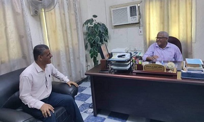 مدير عام الثقافة بساحل حضرموت يلتقي مأمور غيل باوزير