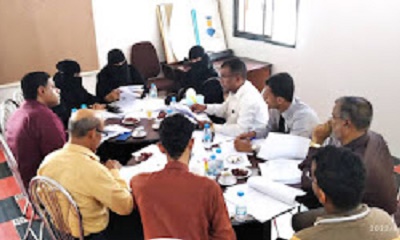 مؤسسة الخريجين تعقد إجتماعها الدوري لتقييم أعمال نصف العام بالمكلا